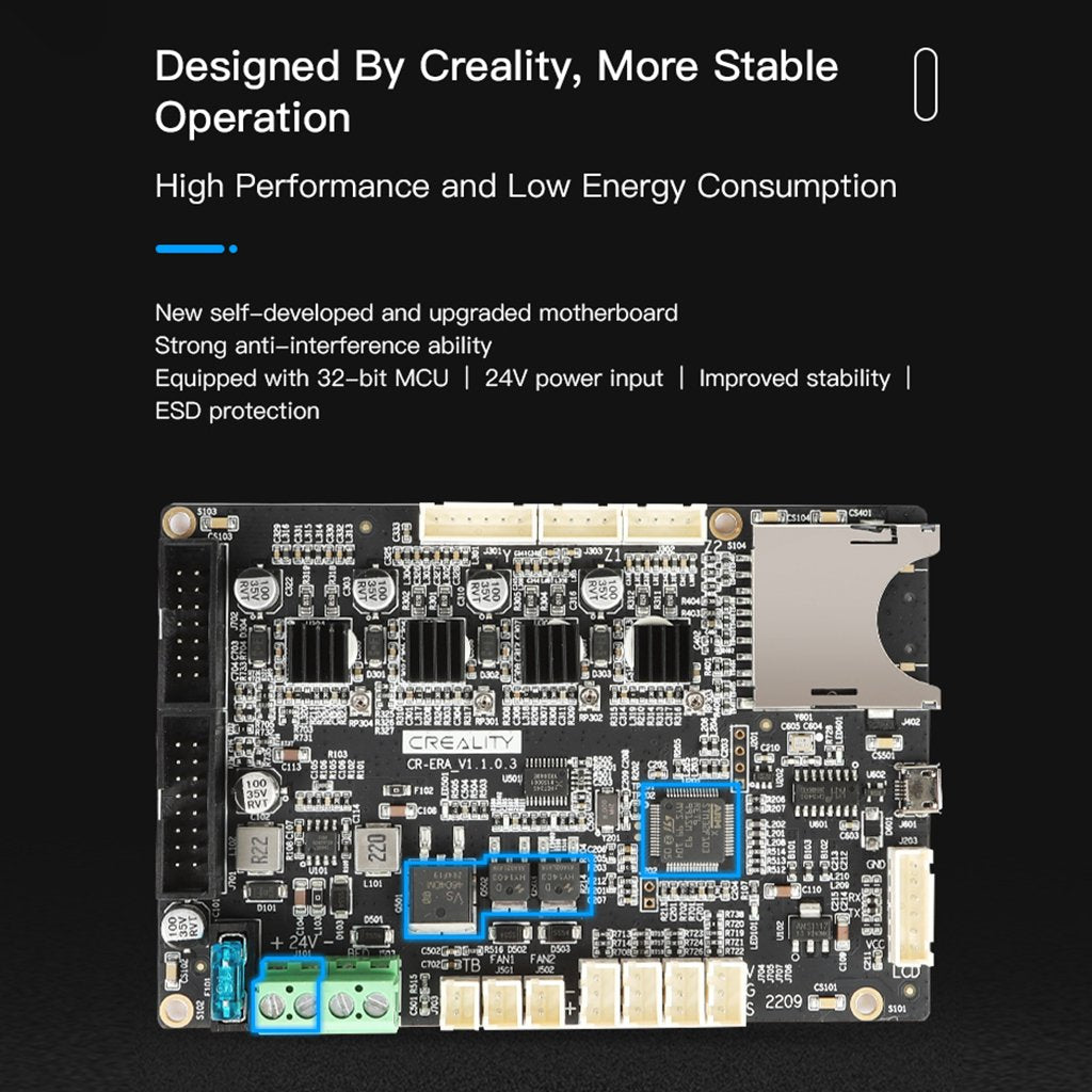 SILENT MOTHERBOARD 32 BIT V1.1.0.3 PARA ENDER CR-6 SE