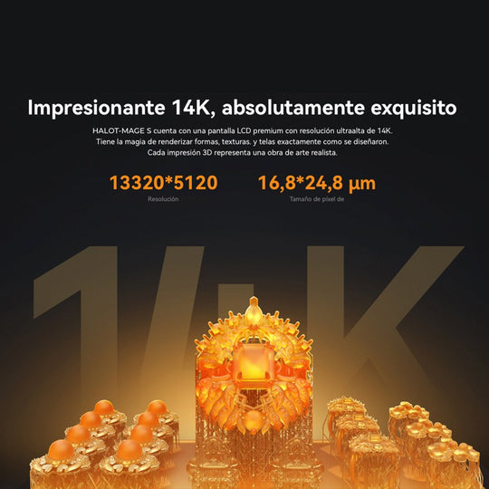 IMPRESORA 3D RESIN ENDER HALOT MAGE S 223*126*230