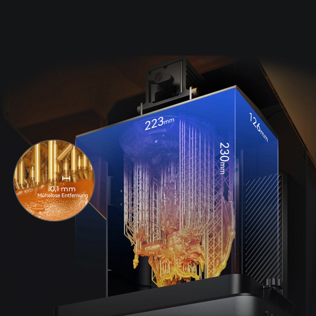 IMPRESORA 3D RESIN ENDER HALOT MAGE S 223*126*230