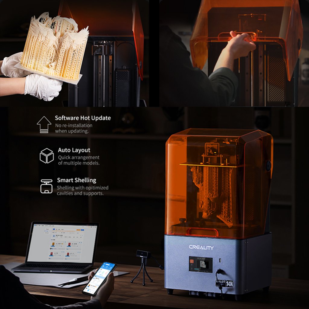 IMPRESORA 3D RESIN ENDER HALOT MAGE S 223*126*230