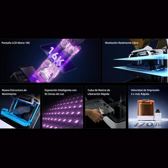 IMPRESORA 3D RESINA HALOT X1