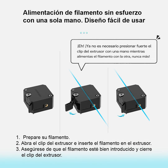 Extruder Kit Farend Black Compatible con CR-6 SE / CR-6 Max / CR-10 Smart