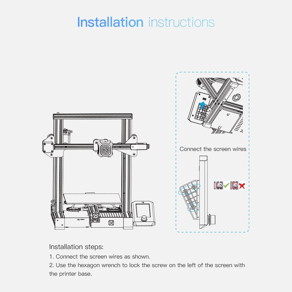 ENDER 3 V2 INTELLIGENT SCREEN KIT 4.3"
