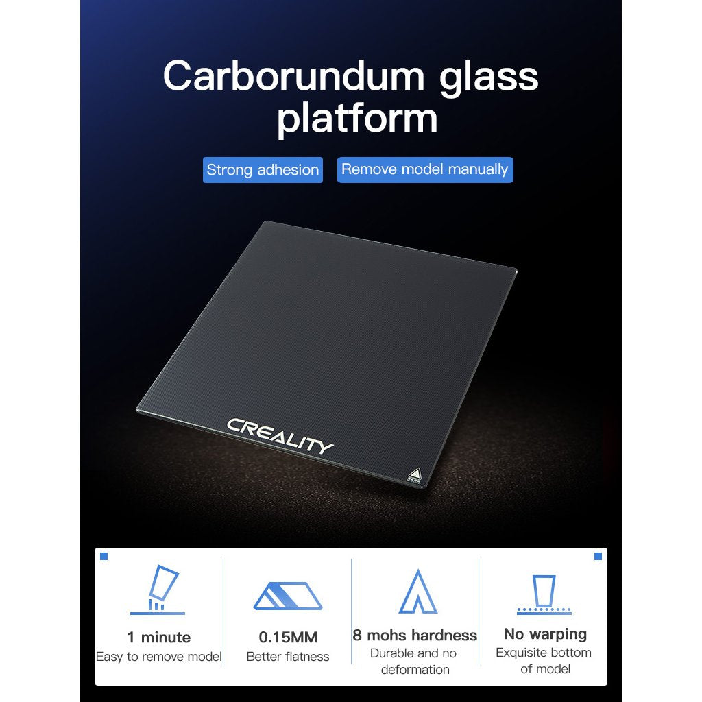 CR-10S CARBON GLASS PLATFORM 310*310*4mm