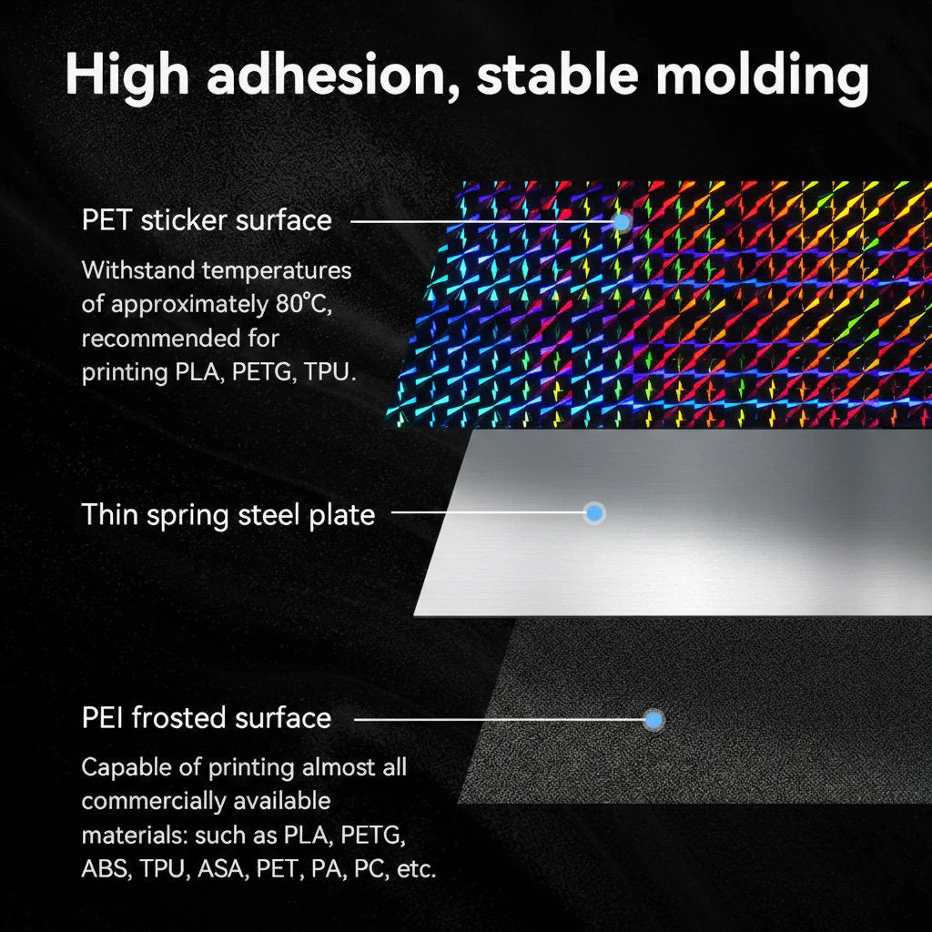 PEY Phantom Double sided printing platform board 235×235 spring steel 1