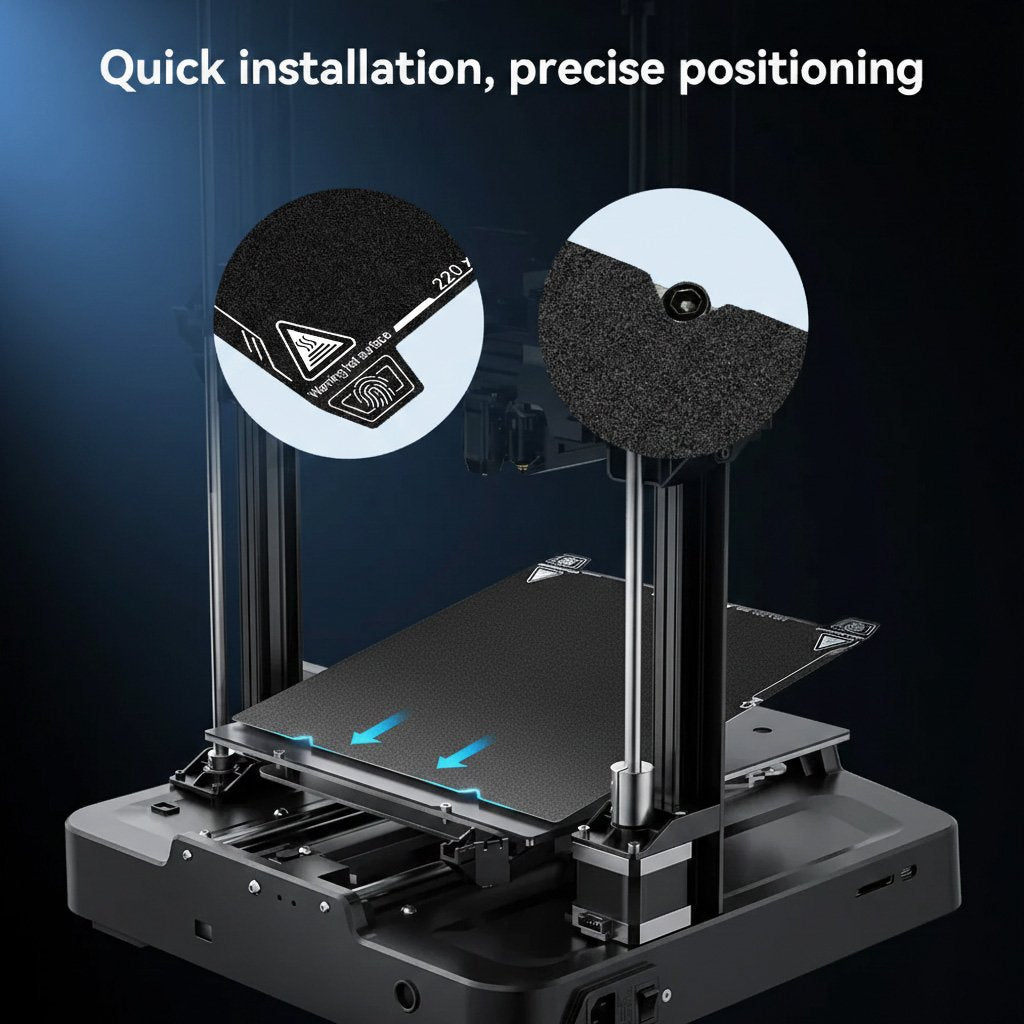 PEY Stars Double sided printing platform board 235×235 spring steel 1