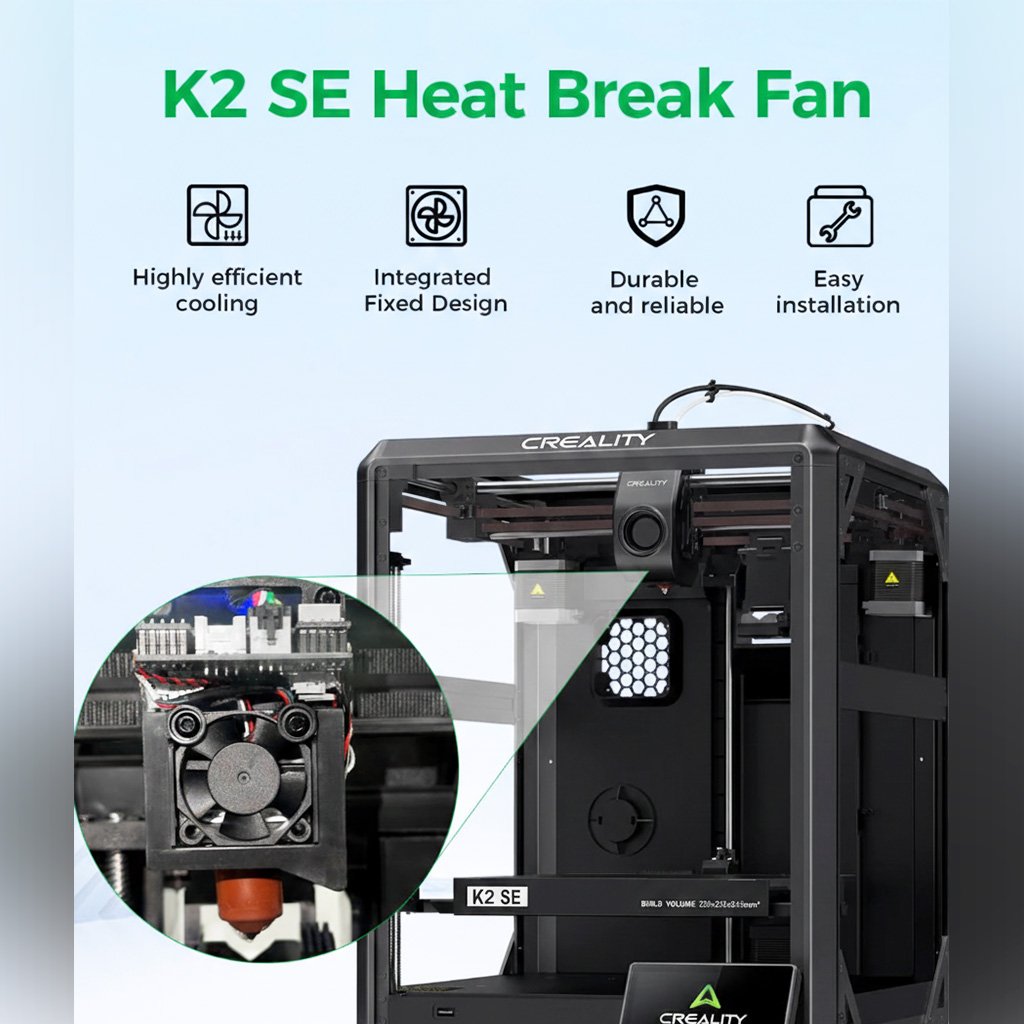 3010 Axial Fan 24V para Hotend