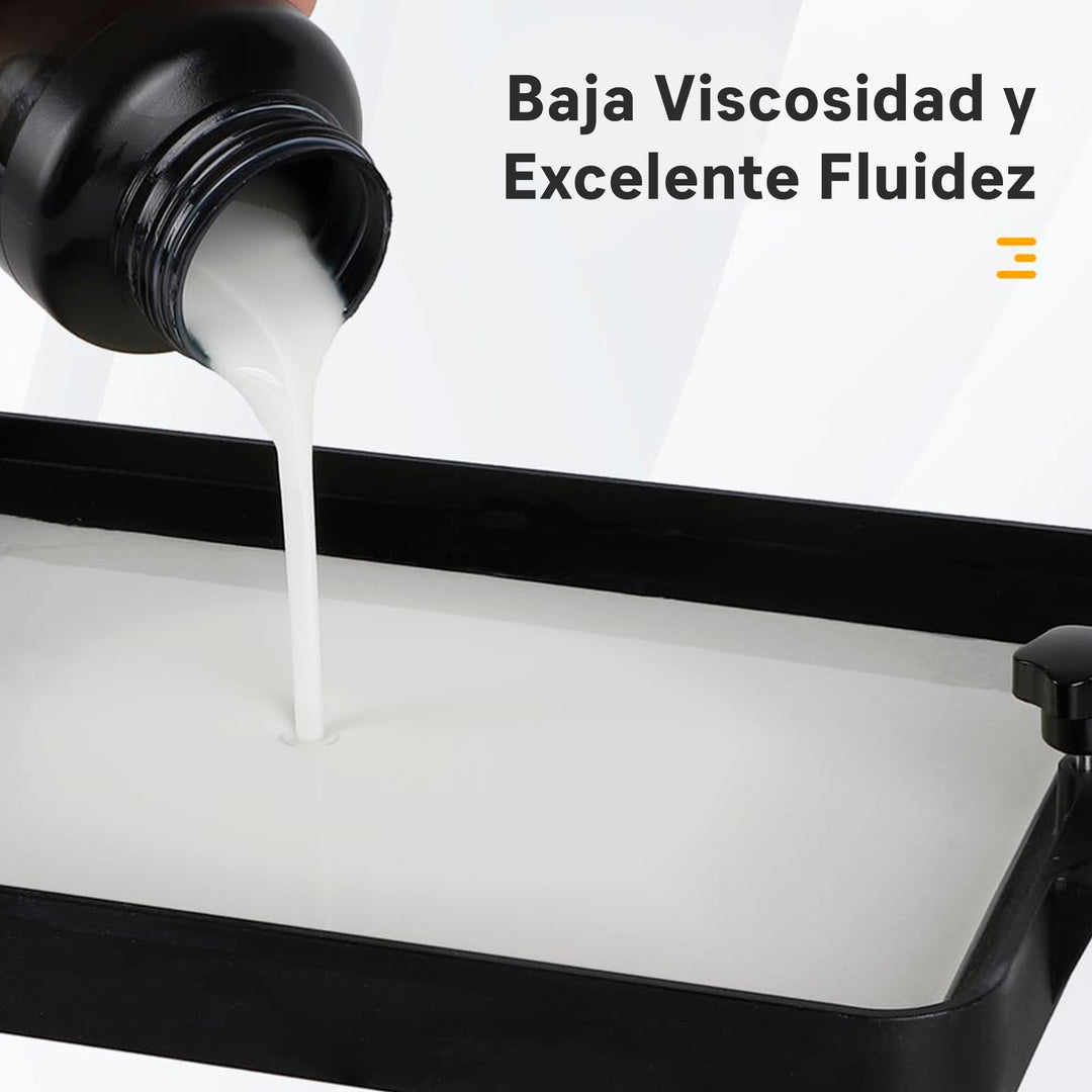 Resina Creality Standard Plus Transparente 500g para Impresora 3D LCD SLA