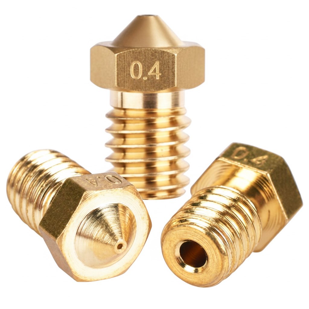 1.75/0.4mm,V6 nozzle, M6 thread.