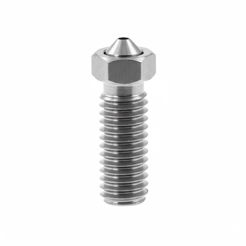 1.75/0.8mm,V6 stainless steel nozzle, M6 thread.