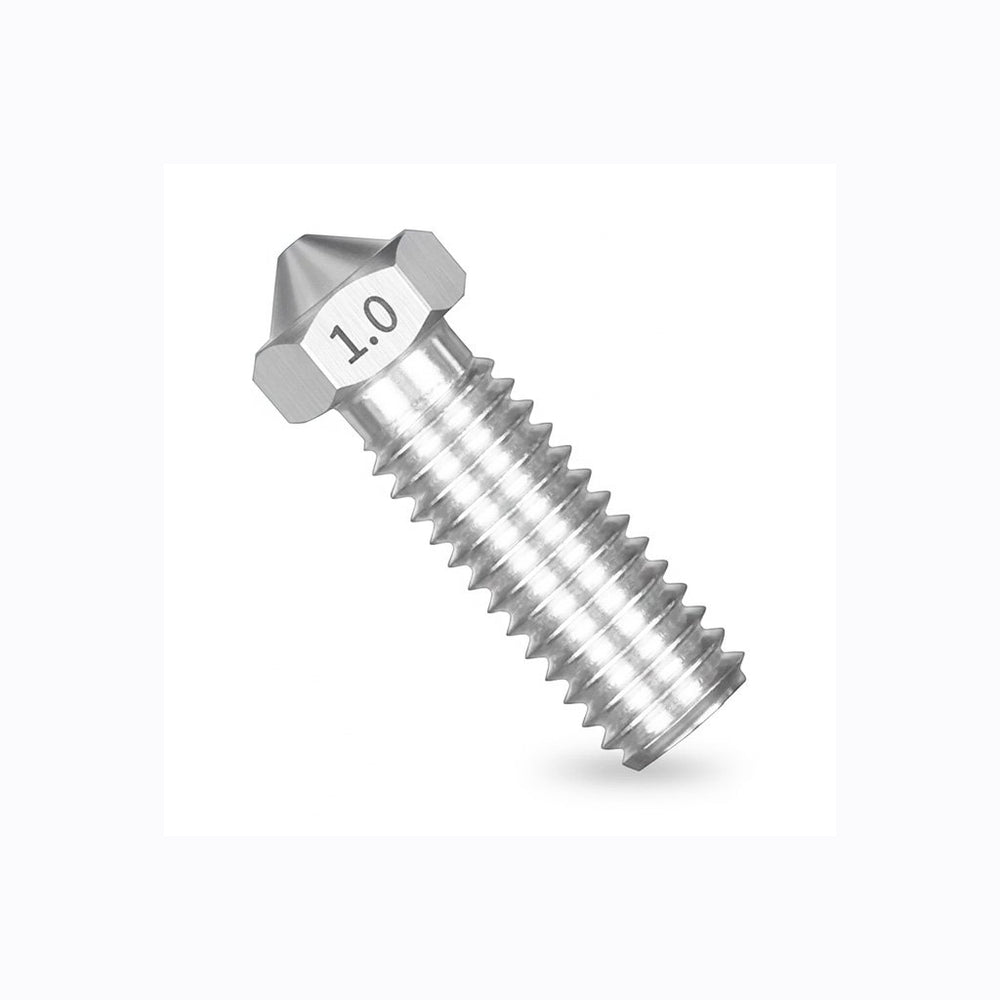 1.75/1.0mm,V6 stainless steel nozzle, M6 thread.