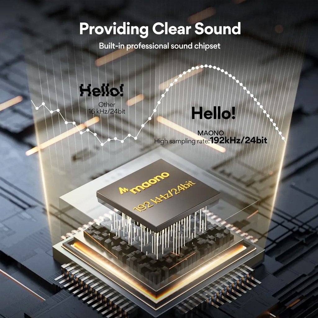 Micrófono USB Maono AU-A04 192 kHz / 24 Bits