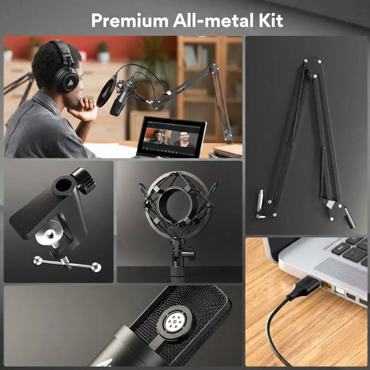 Micrófono USB Maono AU-A04 192 kHz / 24 Bits