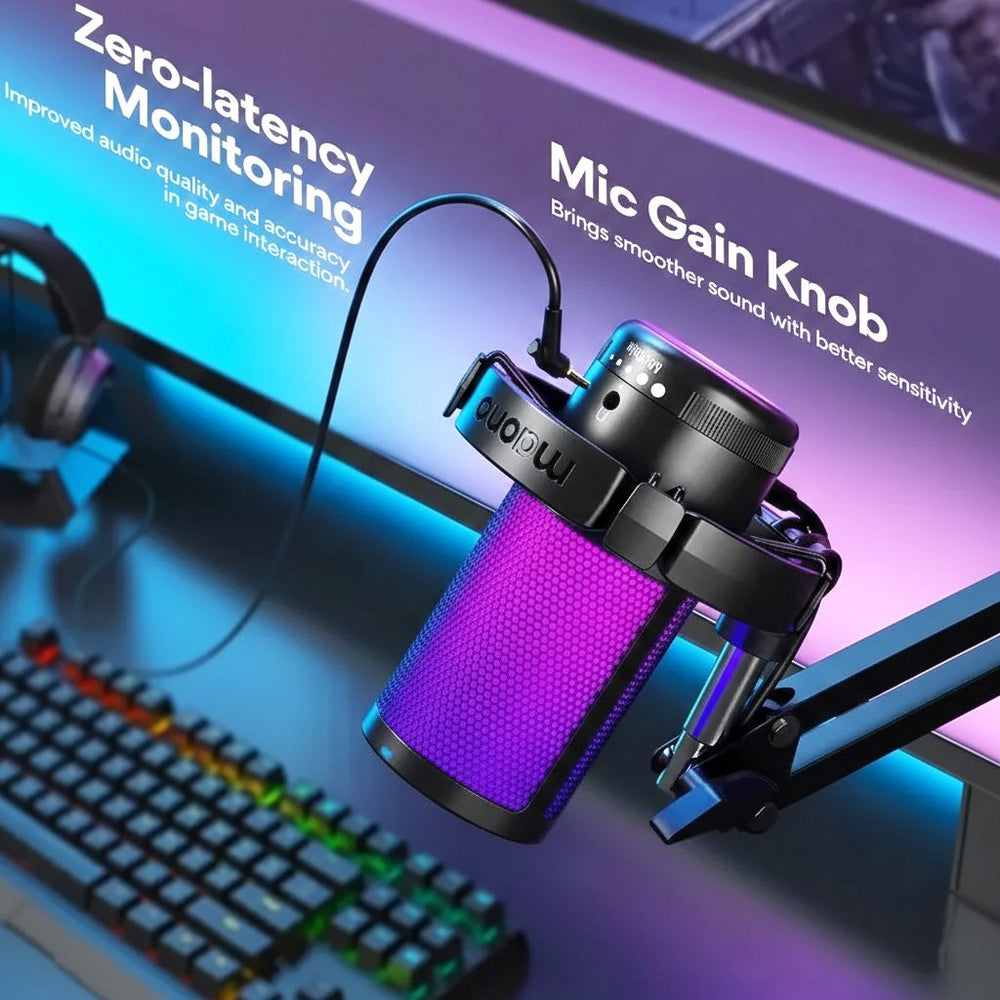 Micrófono Maono DGM20 / DGM20S Condensador Cardioide USB – Negro