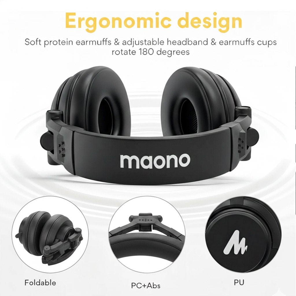 Auriculares Maono AU-MH601 – Monitor Profesional DJ