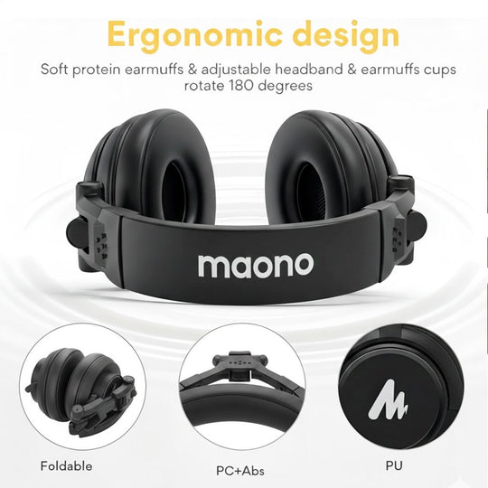 Auriculares Maono AU-MH601 – Monitor Profesional DJ