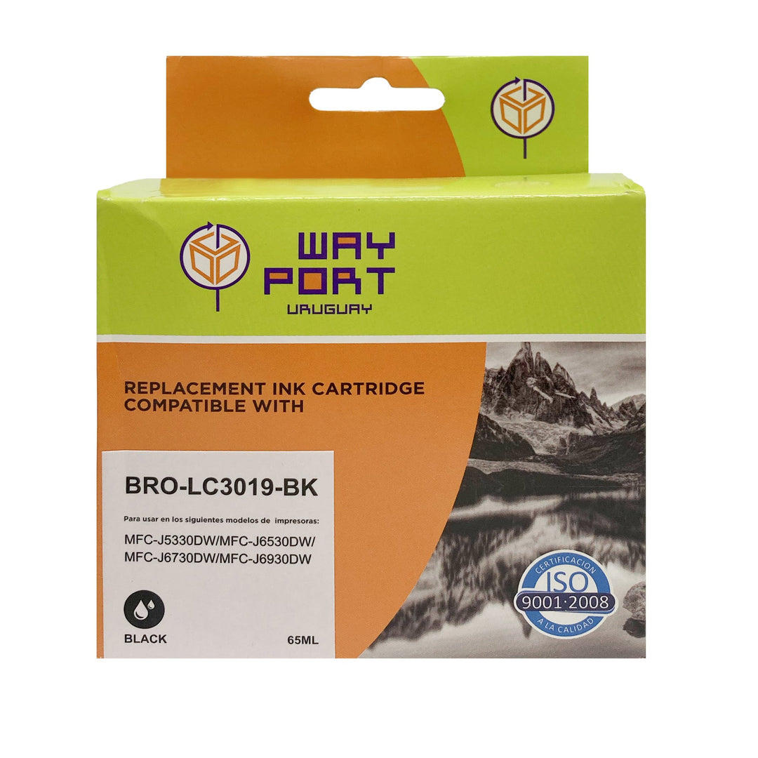 Cartucho Compatible Way Port LC3019 Negro para Brother