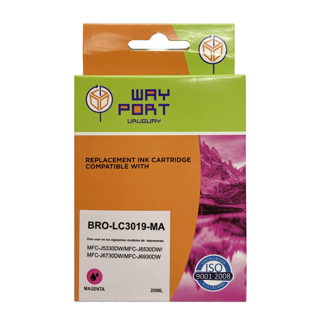 Cartucho Compatible Way Port LC3019 Magenta para Brother