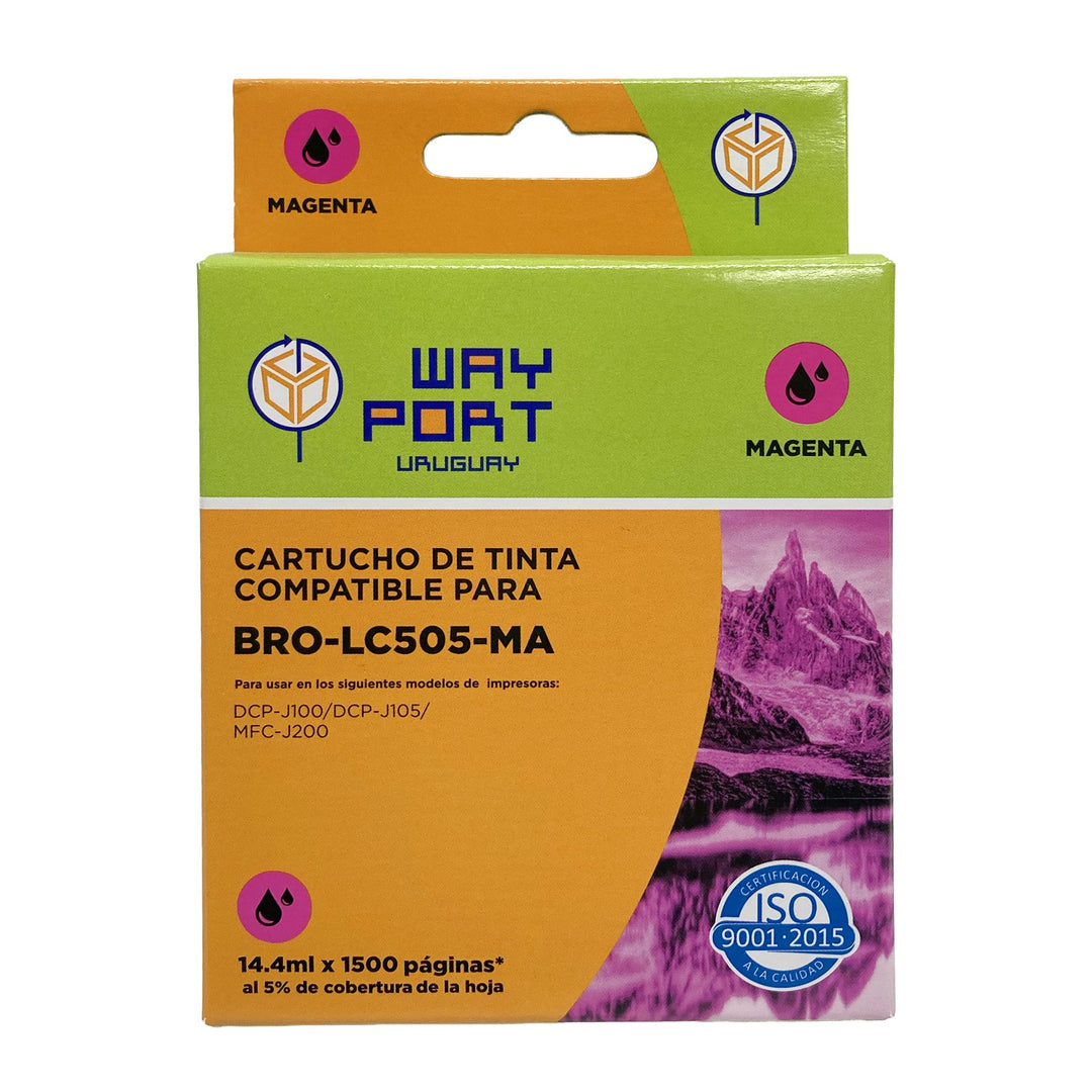 Cartucho Compatible Way Port LC505 Magenta para Brother
