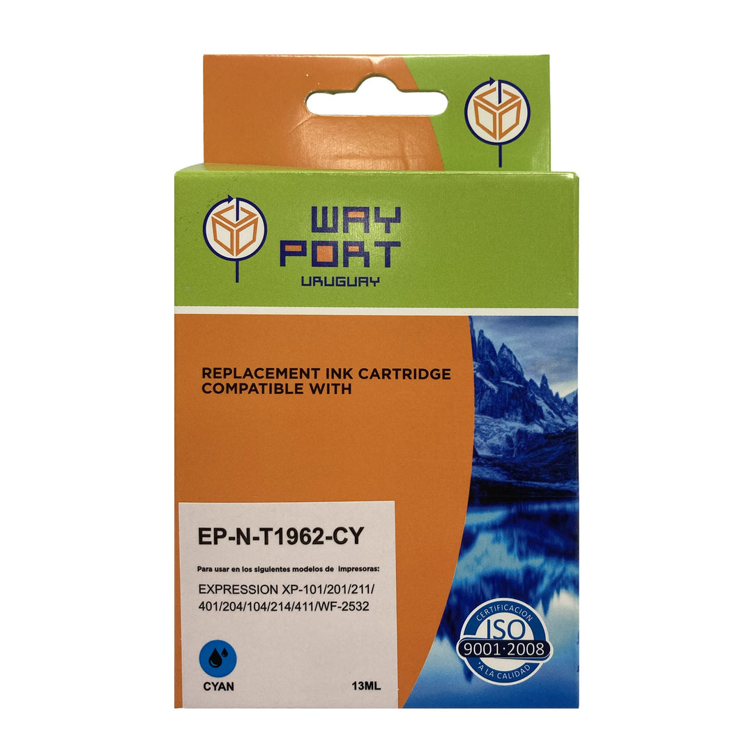 Cartucho Way Port T1952 / T1962 Cyan 10 ml para Epson