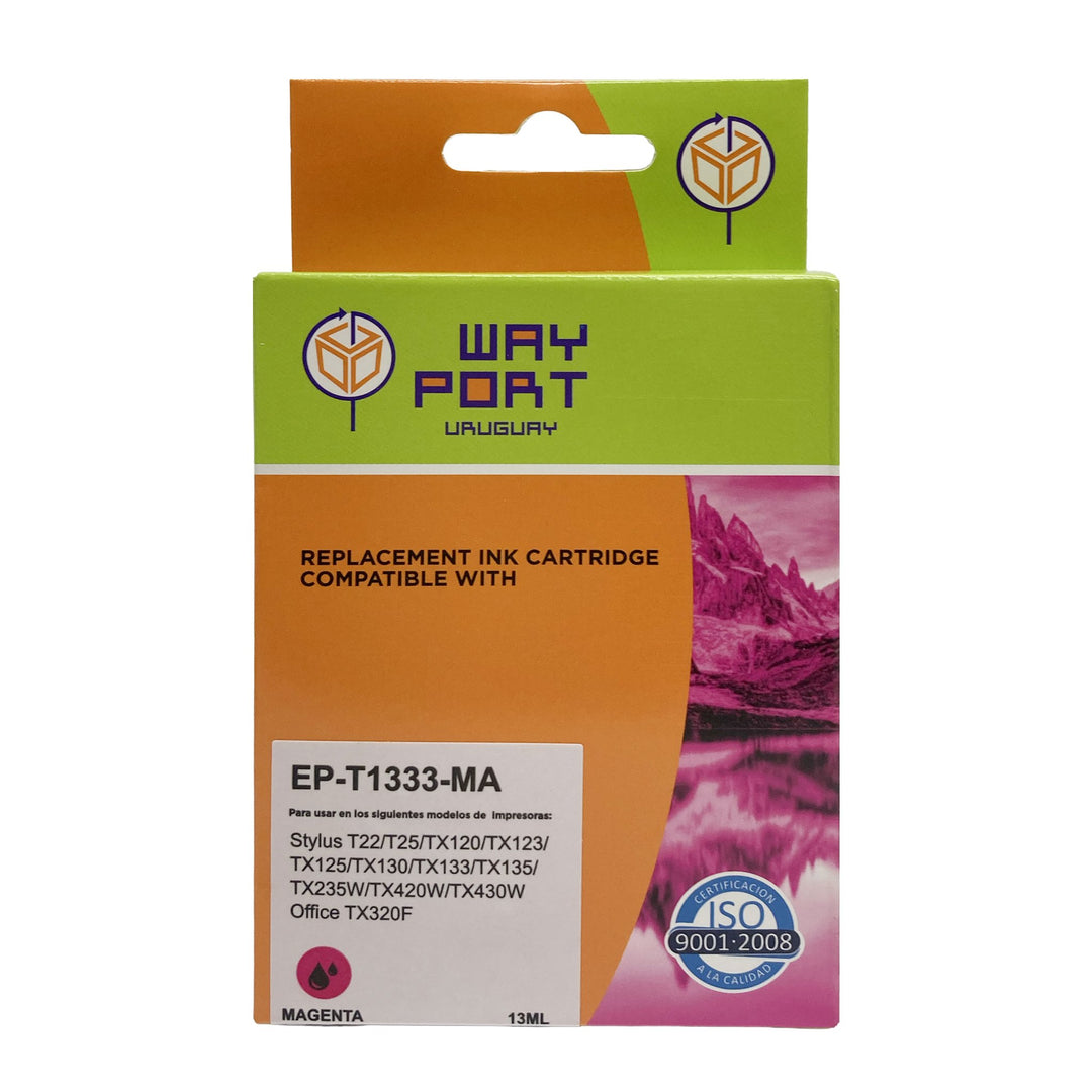 Cartucho Compatible Way Port T1333 Magenta para Epson