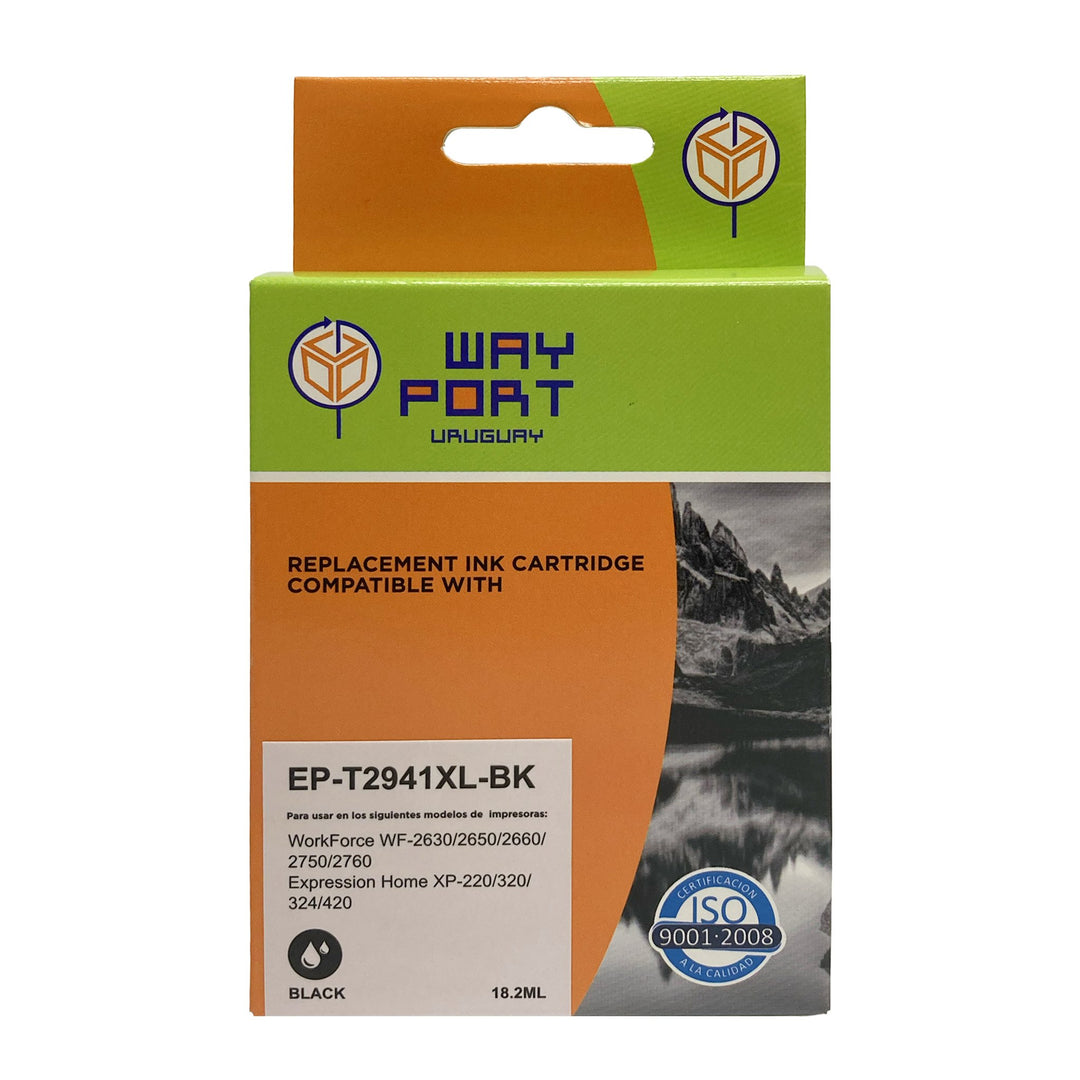 Cartucho Compatible Way Port T2941XL Negro para Epson (Epson Work Force)