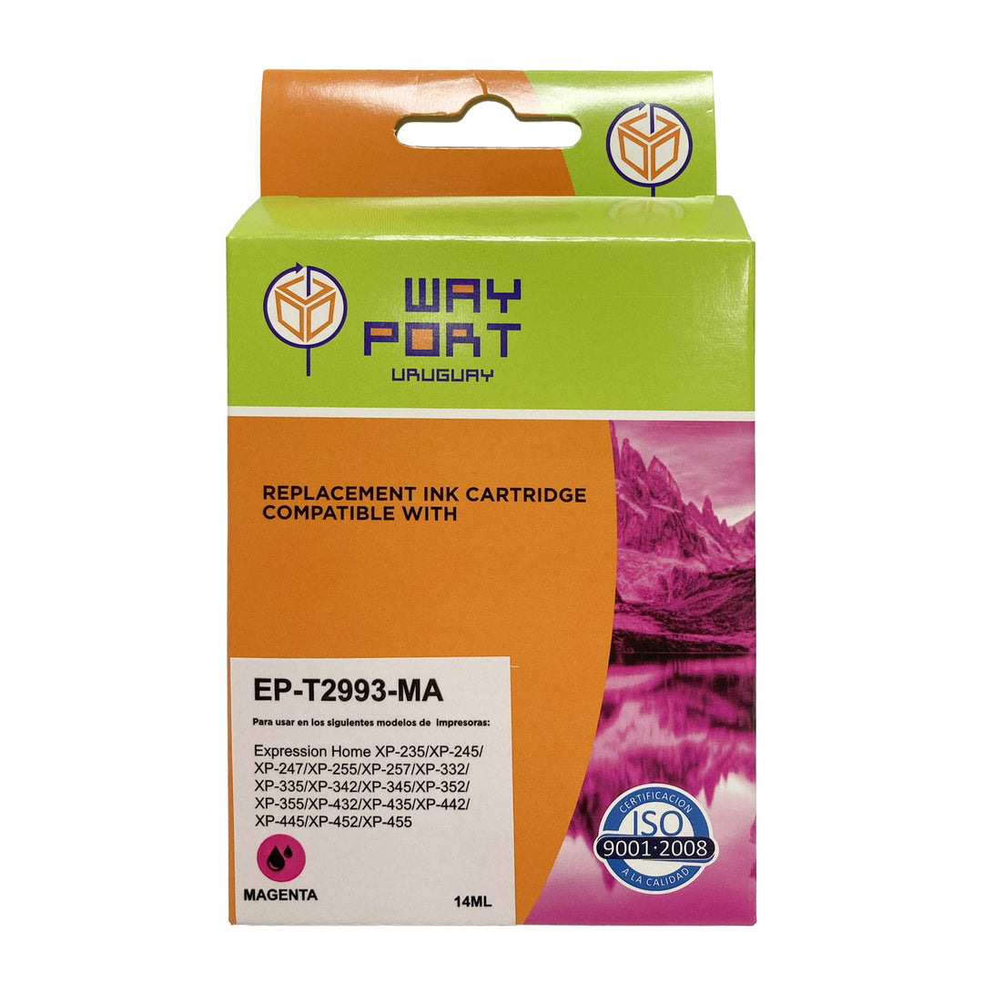 Cartucho Compatible Way Port T2993 Magenta 13 ml para Epson Expression Home