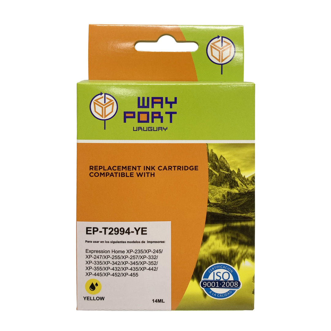Cartucho Compatible Way Port T2994 Amarillo 13 ml para Epson Expression Home