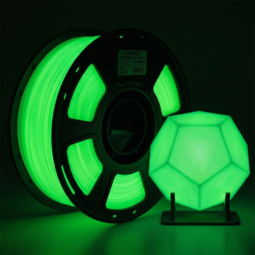 Filamento PLA Luminous Verde Fabrix 1.75 mm 1 kg