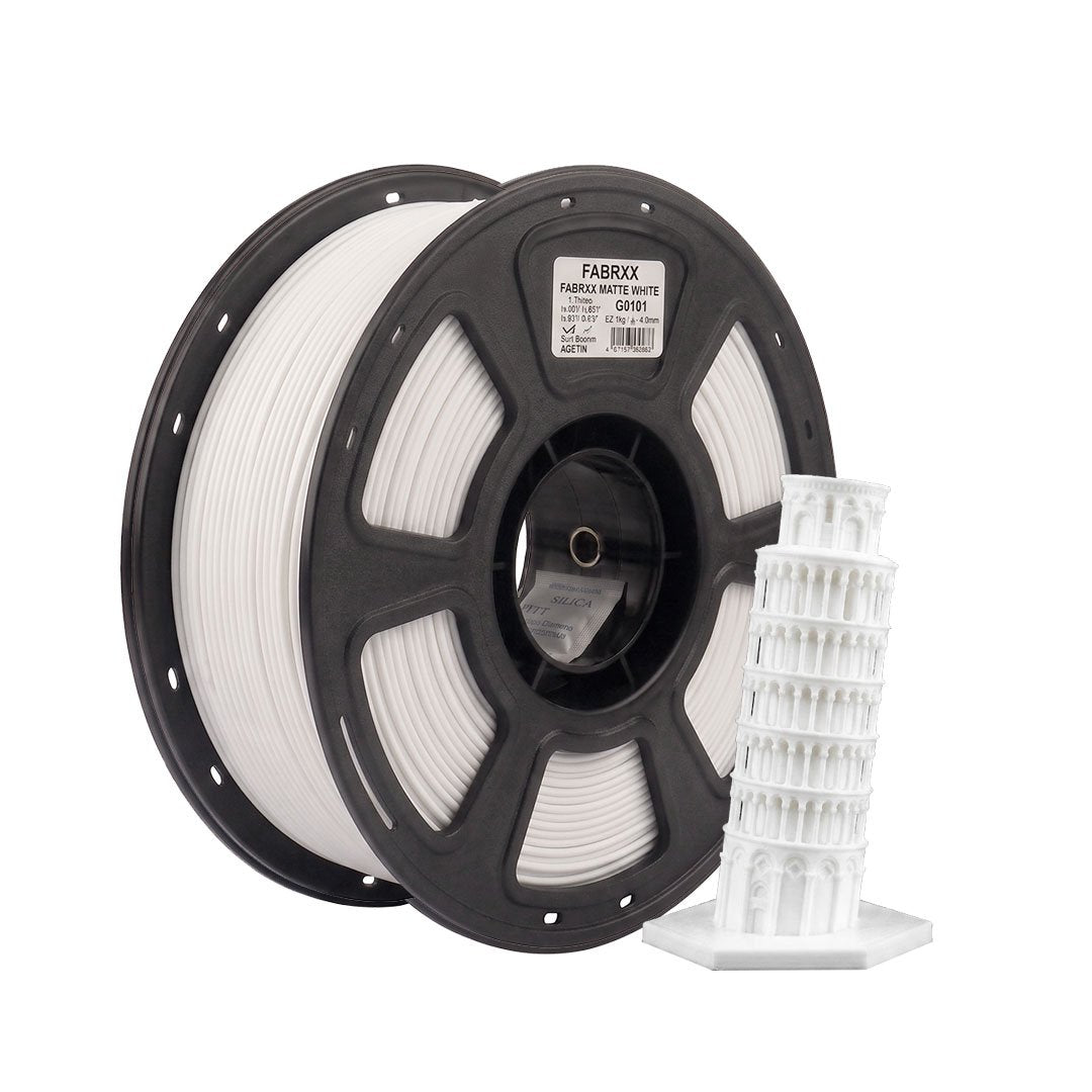 Filamento PETG Blanco Fabrix 1.75 mm 1 kg