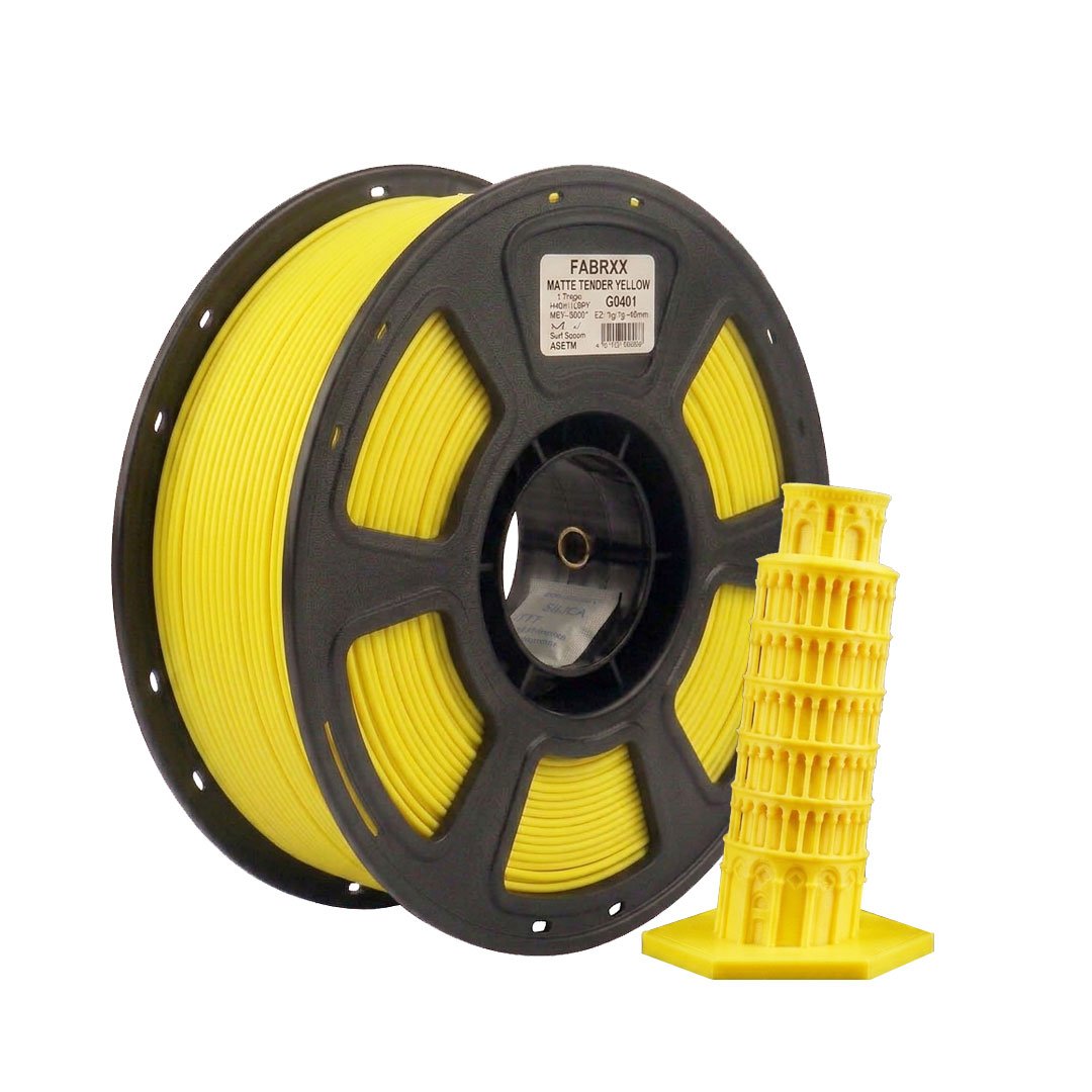 Filamento PETG Tender Yellow Fabrix 1.75 mm 1 kg