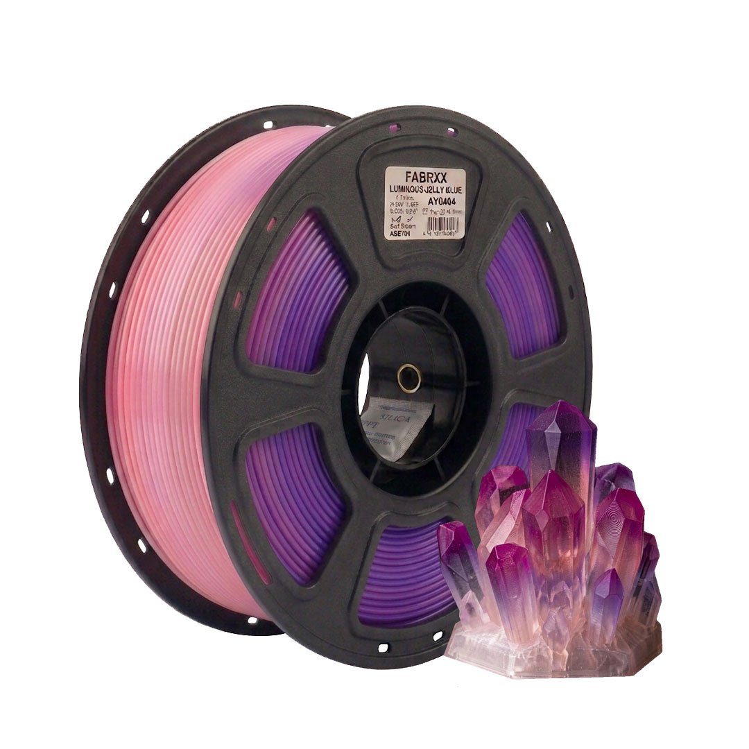 Filamento PLA Crystal Rosa Violeta Fabrix 1.75 mm 1 kg
