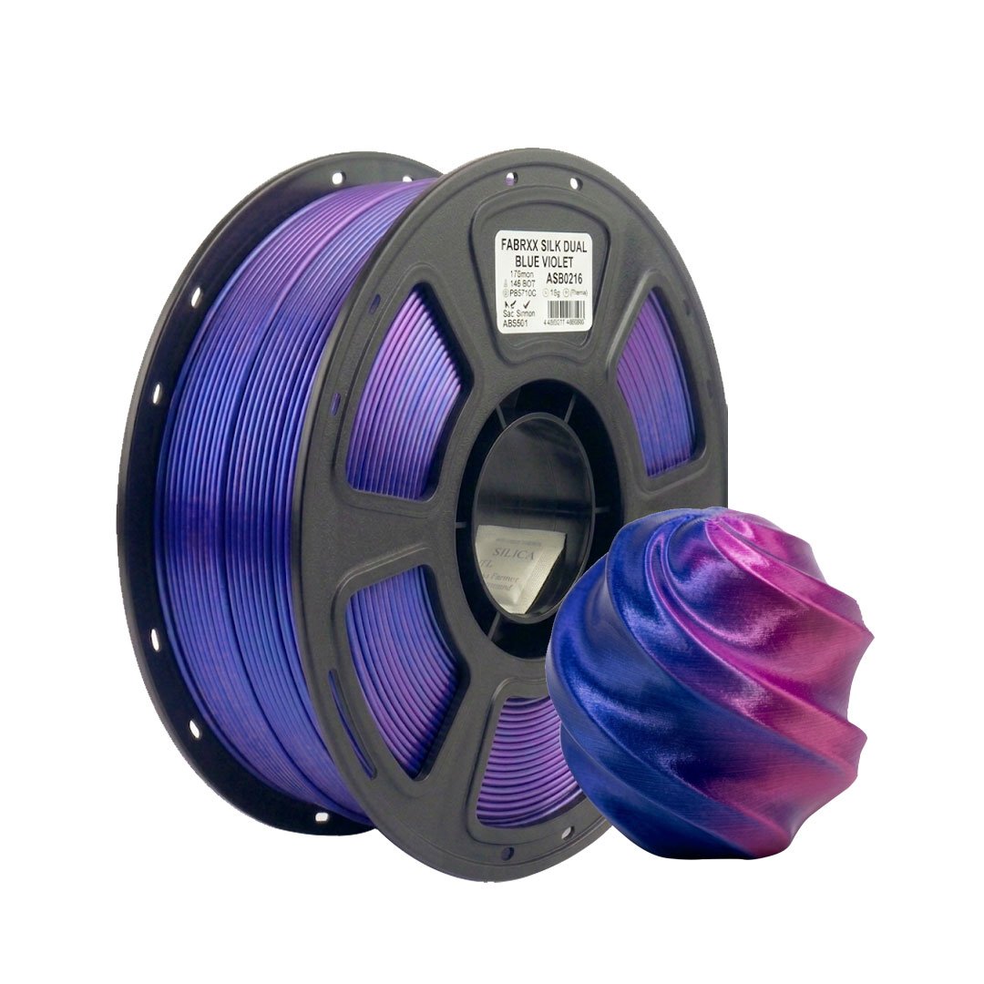 Filamento PLA Silk Azul Violeta Fabrix 1.75 mm 1 kg
