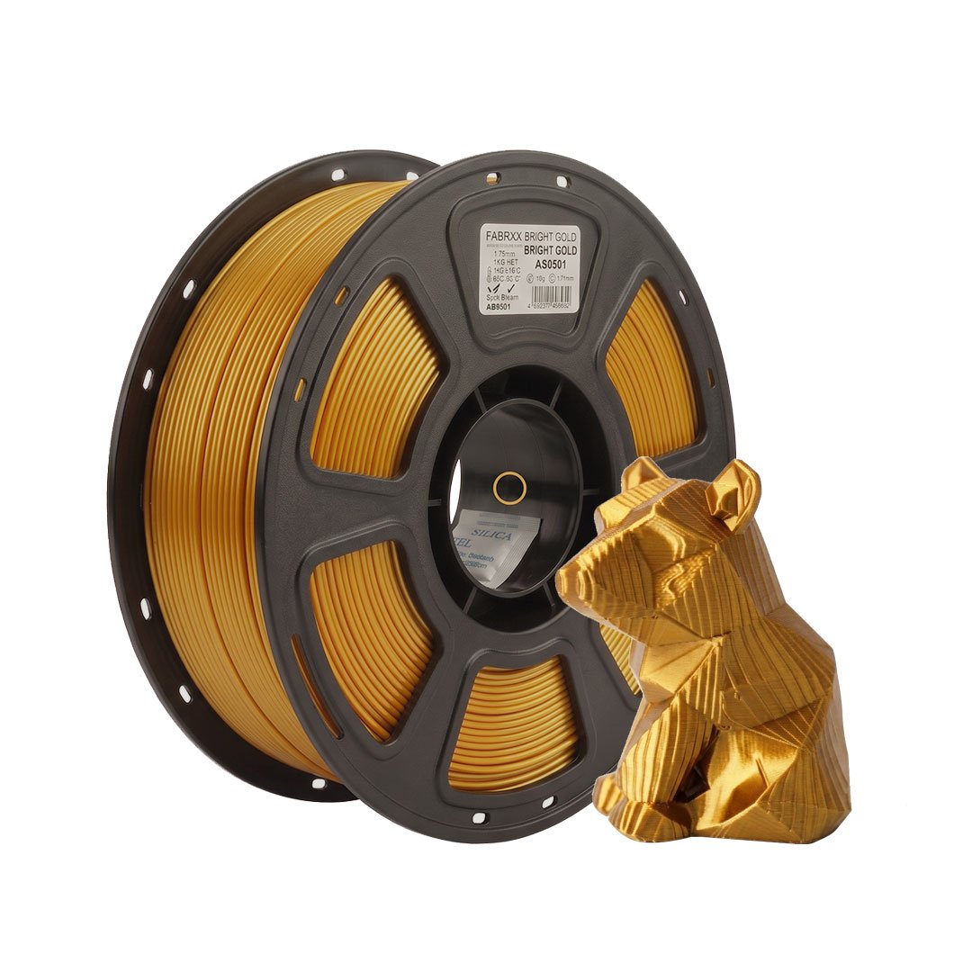 Filamento PLA Silk Dorado Fabrix 1.75 mm 1 kg