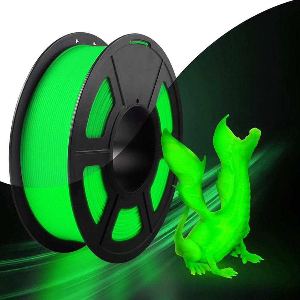 FILAMENTO P/3D PLA (Glow in Dark) Green 3.00 MM 1K