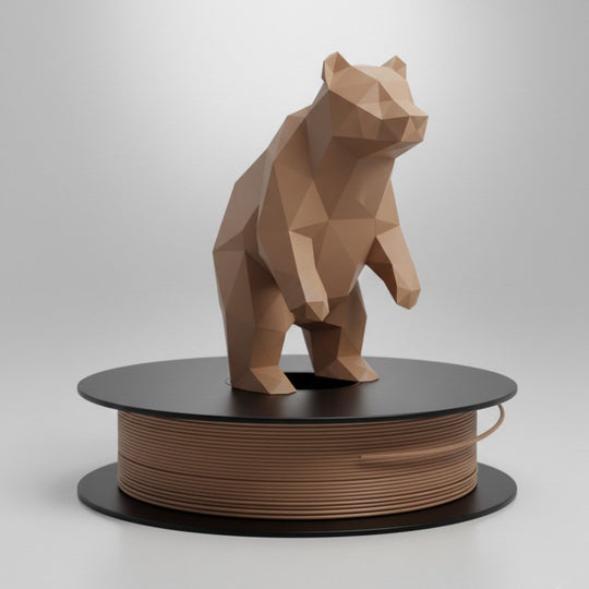 FILAMENTO P/IMPRESORA 3D PLA DE 1.75 MM / 1 KG MARRON