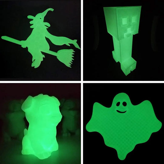 FILAMENTO P/3D PLA Luminous (Glow in Dark)Luminous Green1.75MM 1K