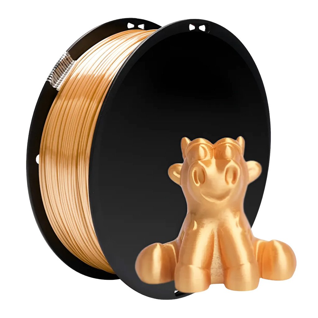 FILAMENTO P/3D ePLA-Silk  (metal color )Gold1.75MM 1K