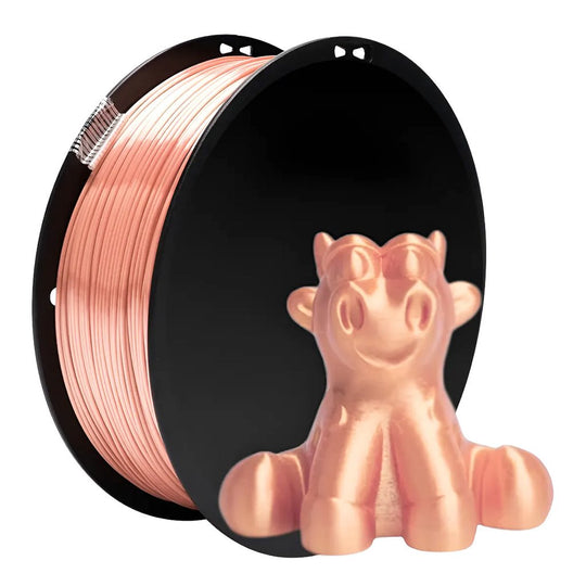 FILAMENTO P/3D ePLA-Silk (metal color )Rose Gold1.75MM 1K
