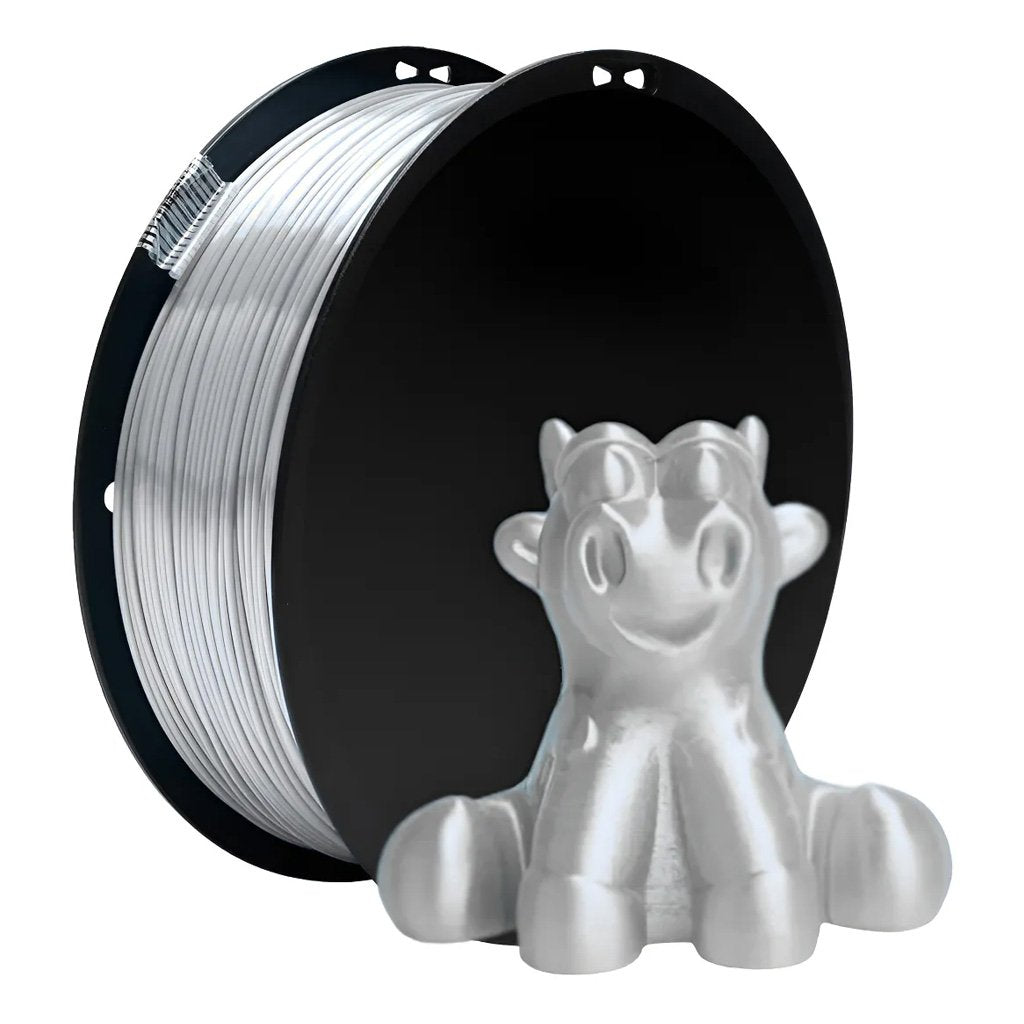 FILAMENTO P/3D ePLA-Silk (metal color )Silver1.75MM 1K