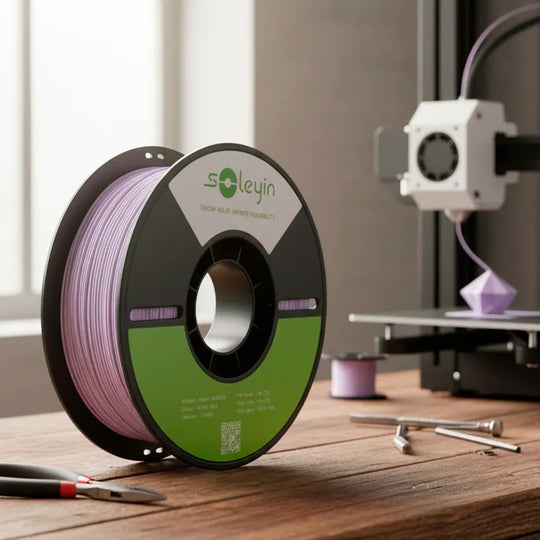 FILAMENTO SOL PLA+ 1.75MM/1KG ALMOND PURPLE