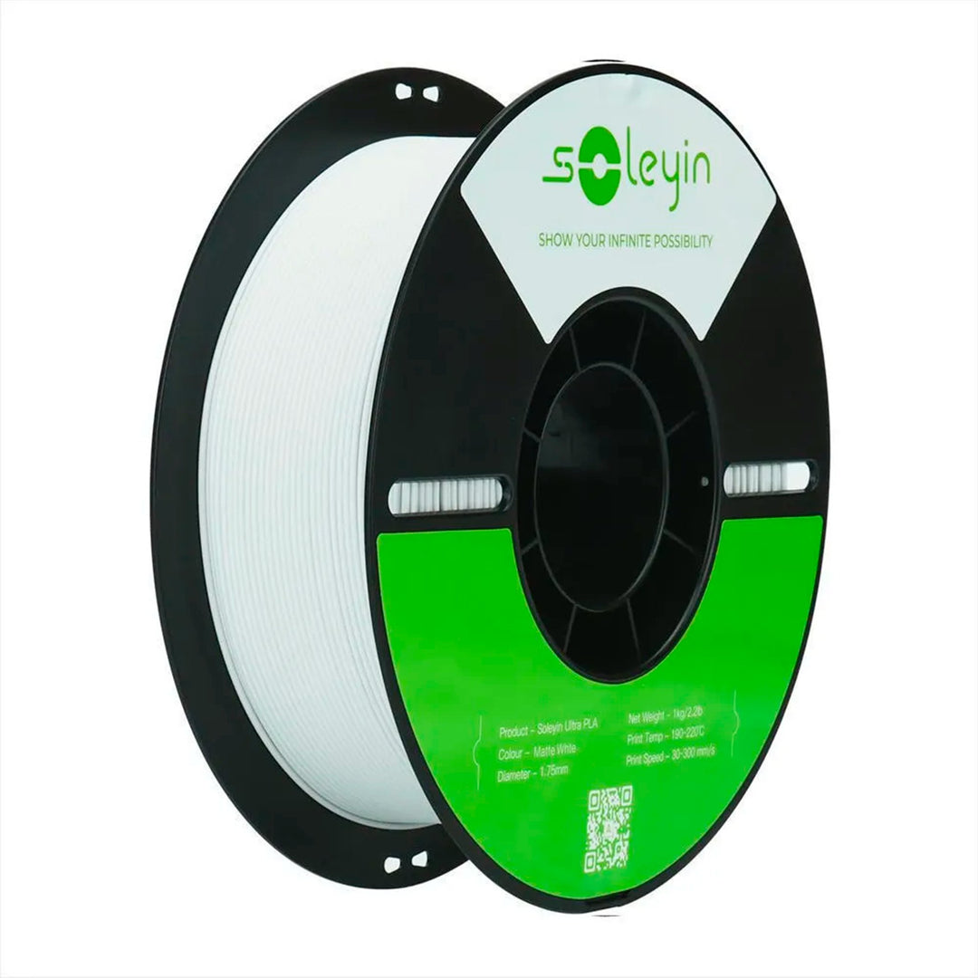 FILAMENTO SOL PLA+ 1.75MM/1KG MATTE WHITE