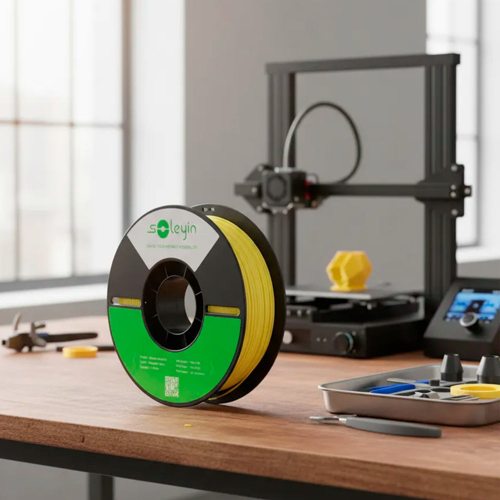FILAMENTO SOLEYIN PLA+ 1.75MM/1KG PINEAPPLE YELLOW