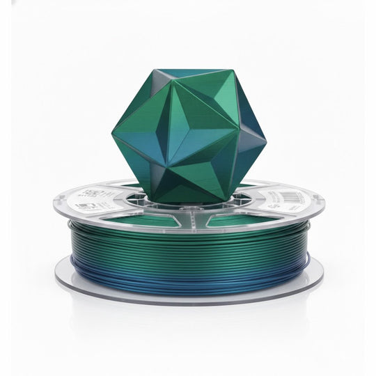 FILAMENTO P/3D ePLA-Silk Magic (dual colors)Green Blue1.75MM 1K