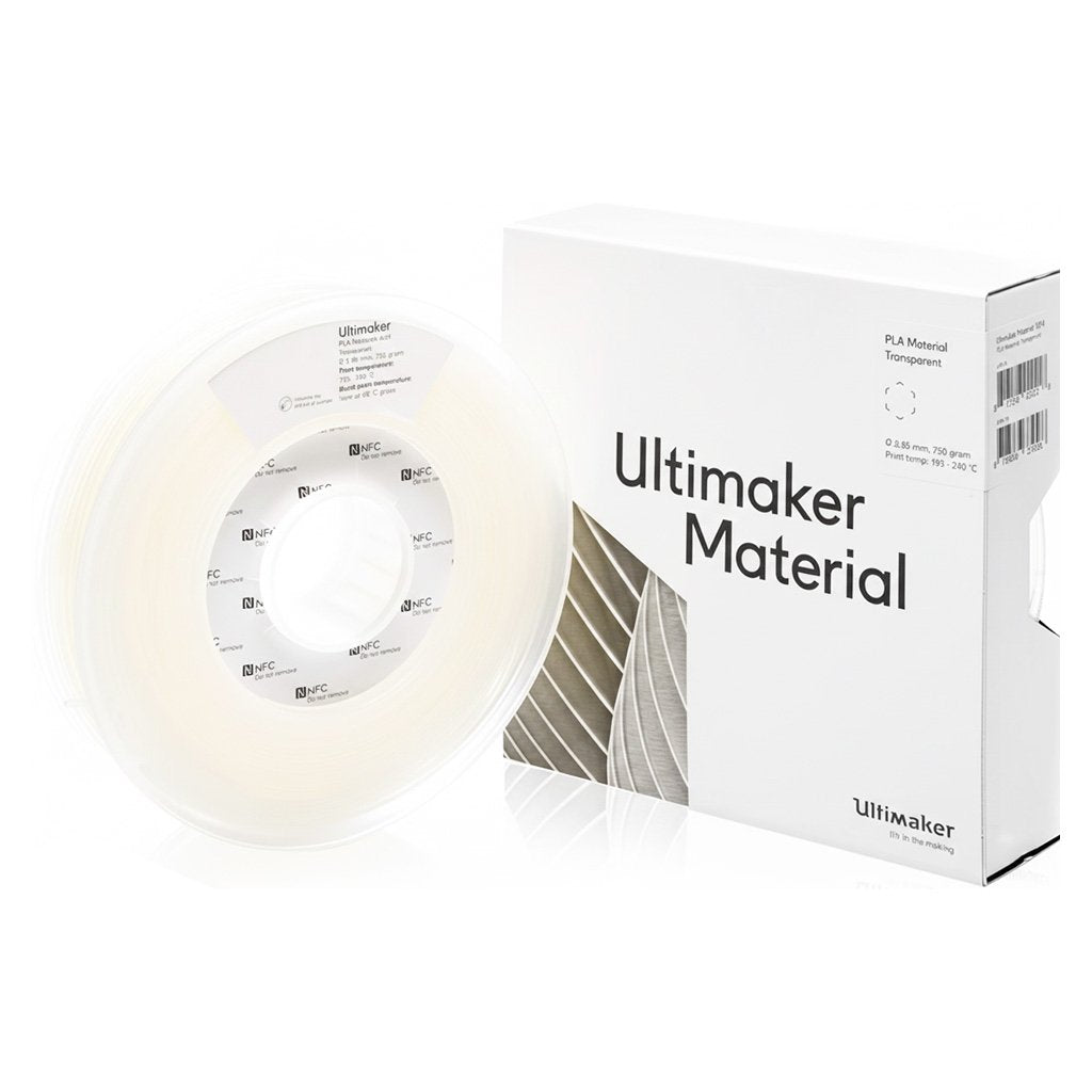 FILAMENTO ULTIMAKER PLA 750 GR - 2,85 MM TRANSPARENT