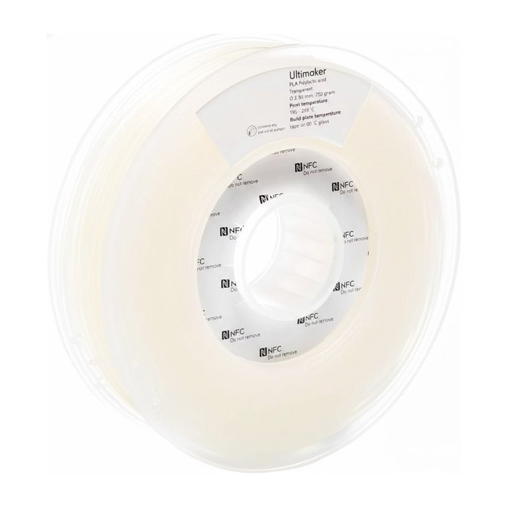 FILAMENTO ULTIMAKER PLA 750 GR - 2,85 MM TRANSPARENT