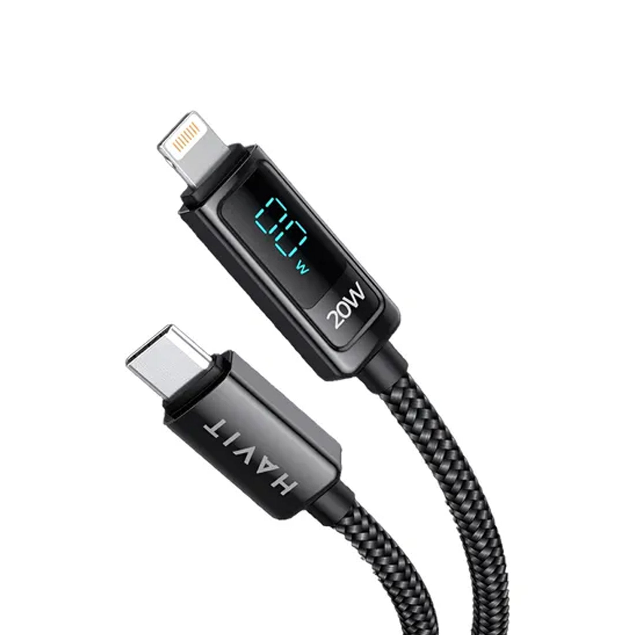 Cable Havit USB-C a Lightning para iPhone Carga Rápida PD20W – 1.2 m