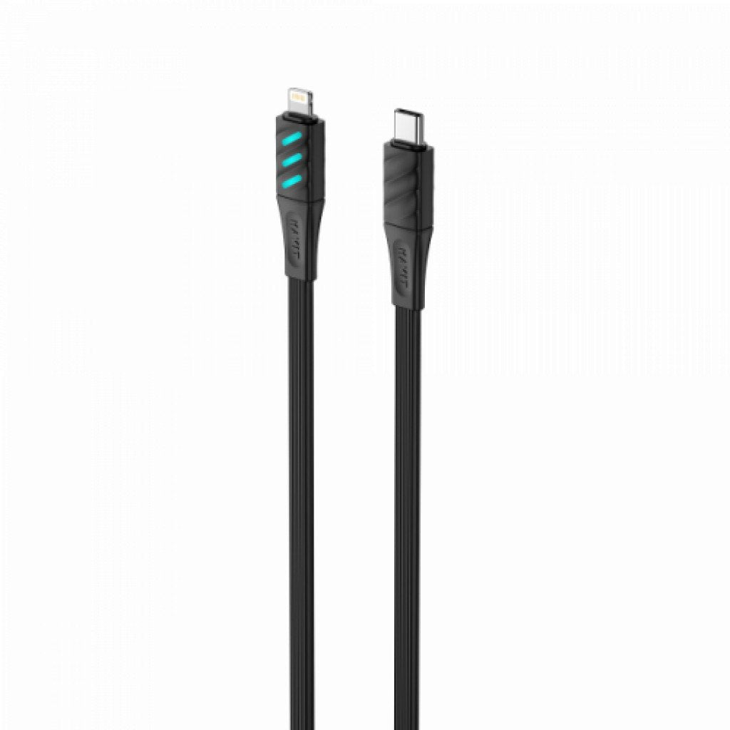 Cable Havit USB-C a USB-C Negro Carga Rápida 60W – CB6254