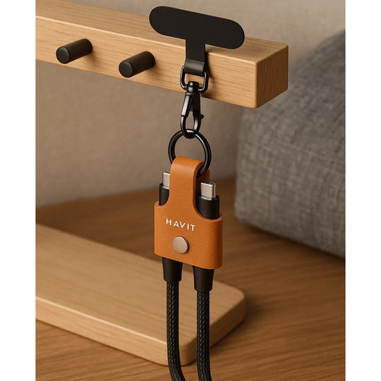 Cable Havit USB-C a USB-C CB6344 – Carga Rápida 60W (1.2 m)