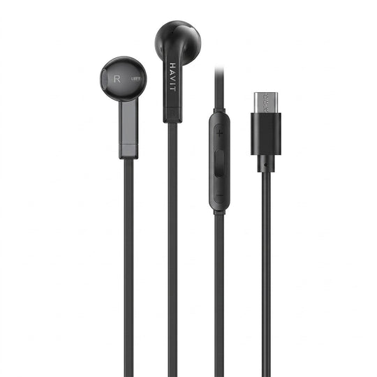 Auriculares Havit E336C USB-C con Micrófono Negros